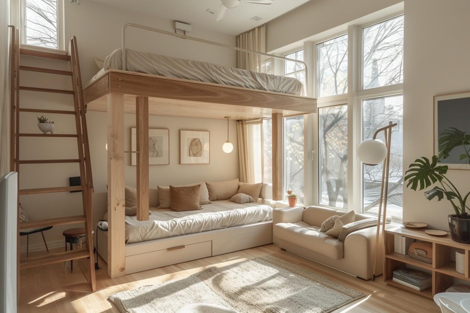 Comment aménager un studio de 20m2 avec une mezzanine ?