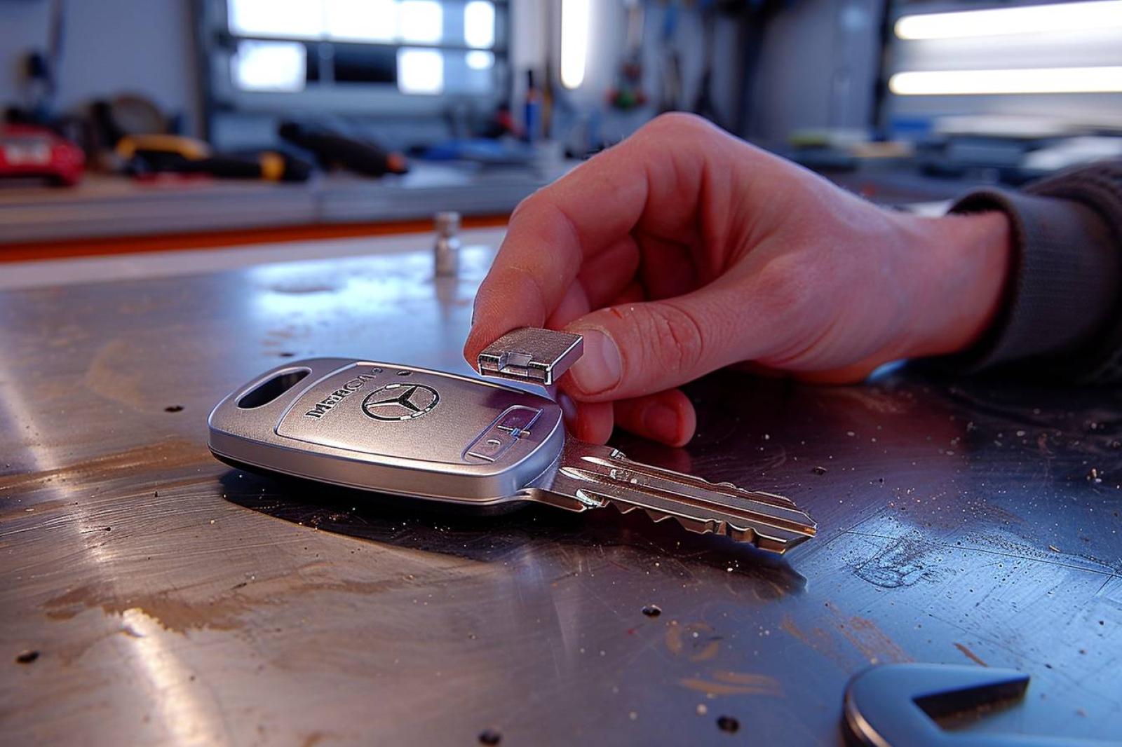 Comment changer la pile de clé sur une Mercedes ?