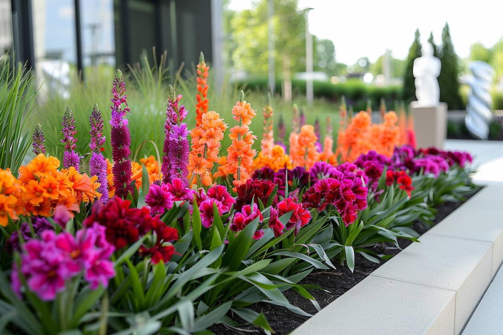 Comment créer un massif de fleurs moderne ?