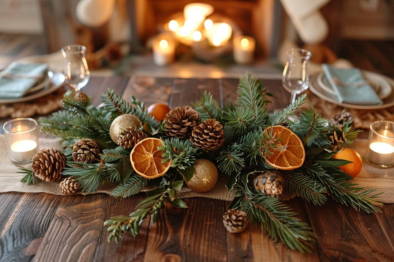 Comment créer une table de Noël naturelle ?