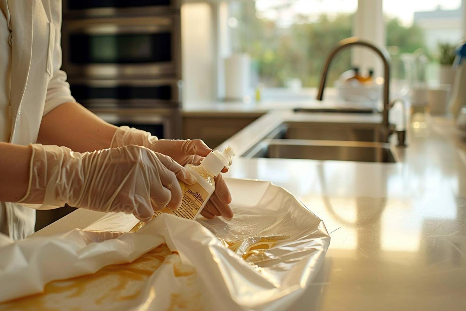 Comment enlever efficacement une tache d’huile ?