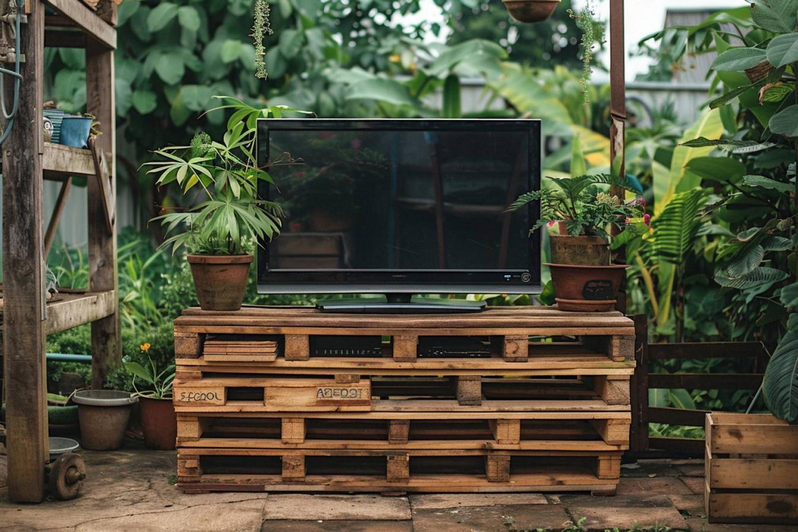 Comment fabriquer un meuble TV en palette ?