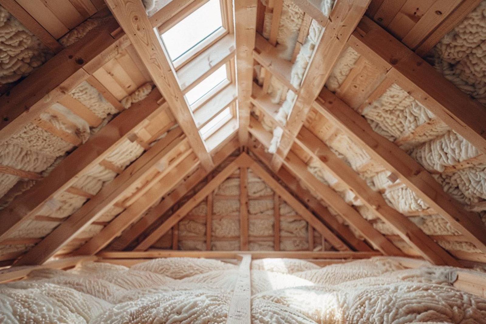 Comment isoler thermiquement un plafond entre des poutres apparentes ?