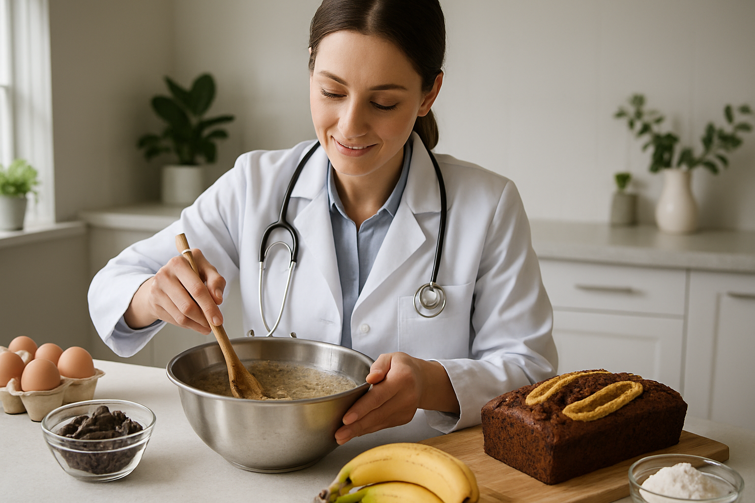 Comment réaliser un délicieux gâteau à la banane et au chocolat ?