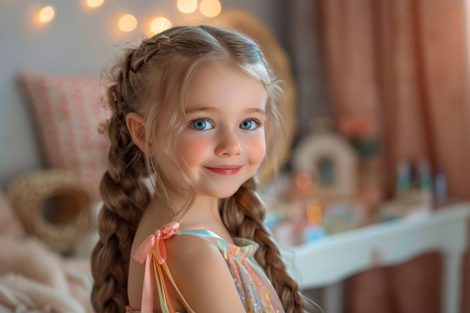 Comment réaliser une jolie coiffure tresse pour fillette ?