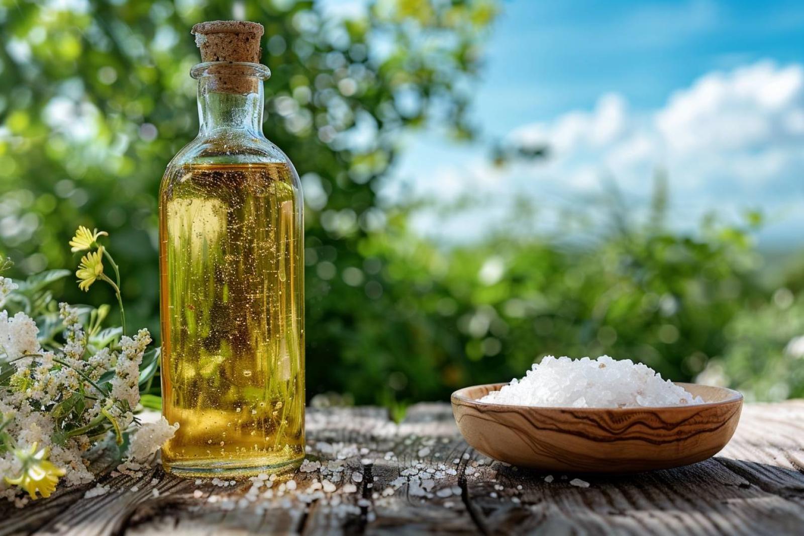 Comment utiliser du vinaigre blanc et du gros sel comme désherbant naturel ?