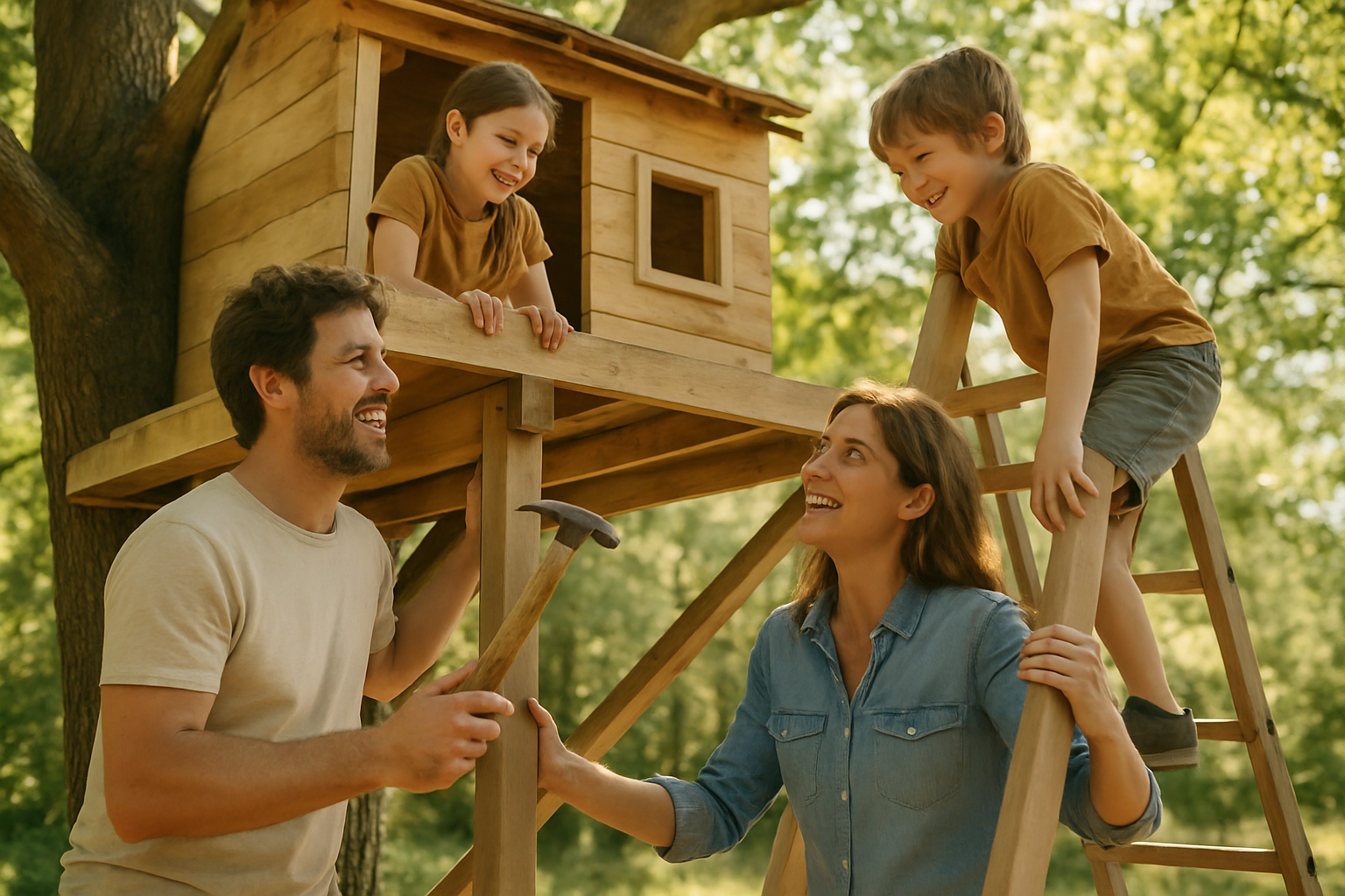 Découvrez comment construire une cabane dans les arbres en 5 étapes simples