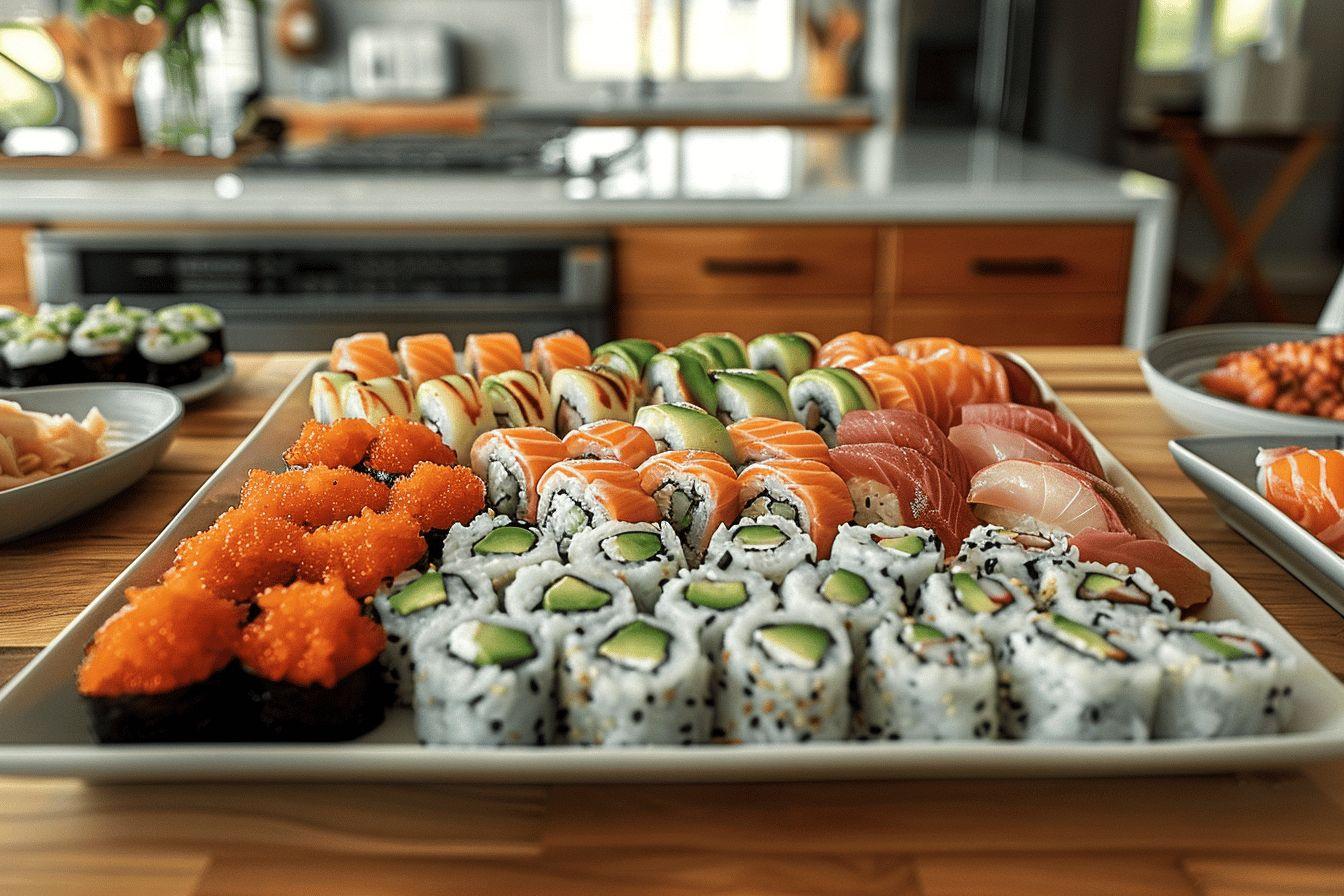 Découvrez nos recettes de sushis faits maison pour impressionner vos invités