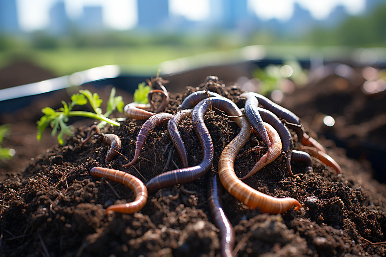 L’importance des vers de terre pour un compost réussi en milieu urbain