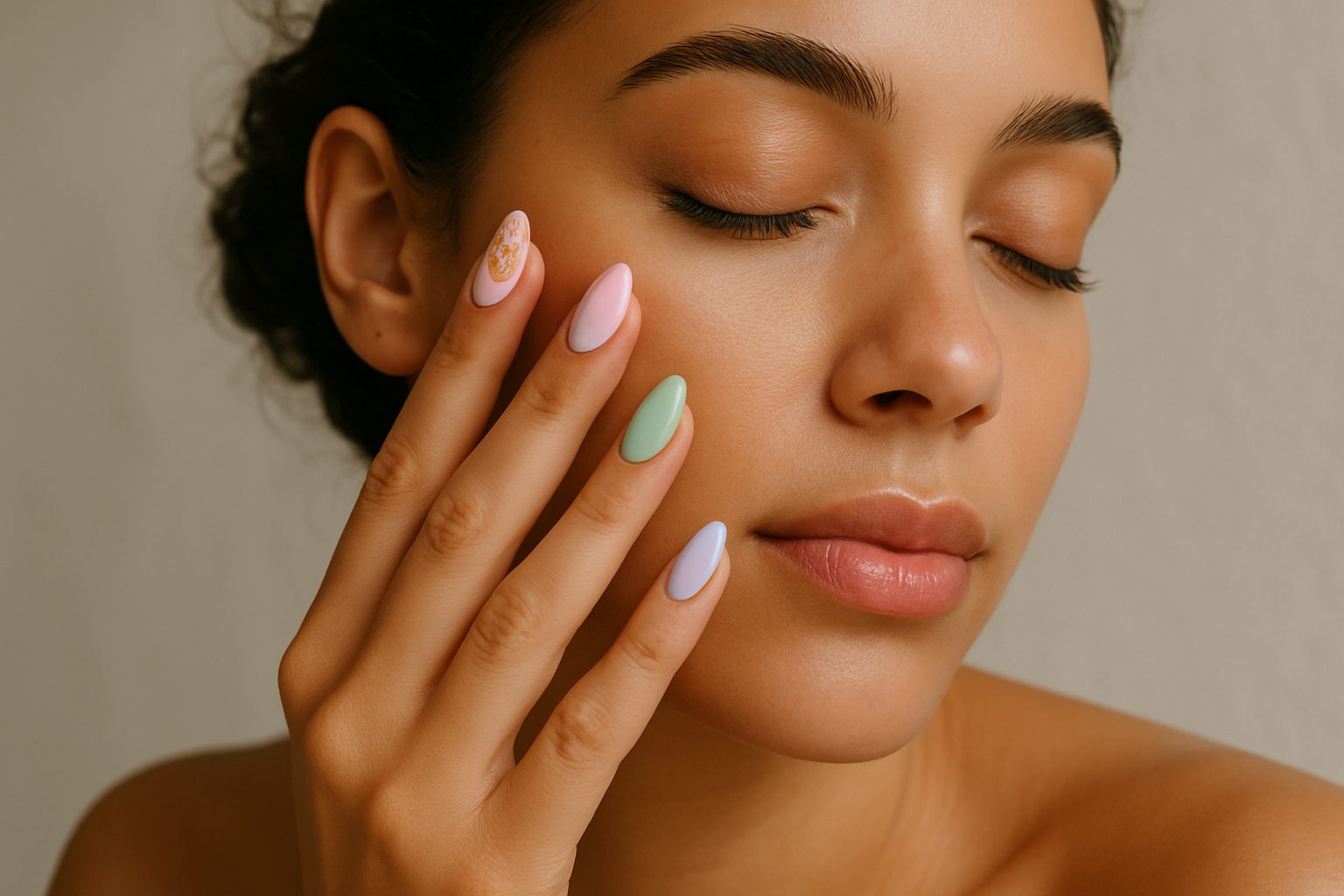 Beauté des ongles : le pastel, l’or, et l’amande à l’honneur pour 2019