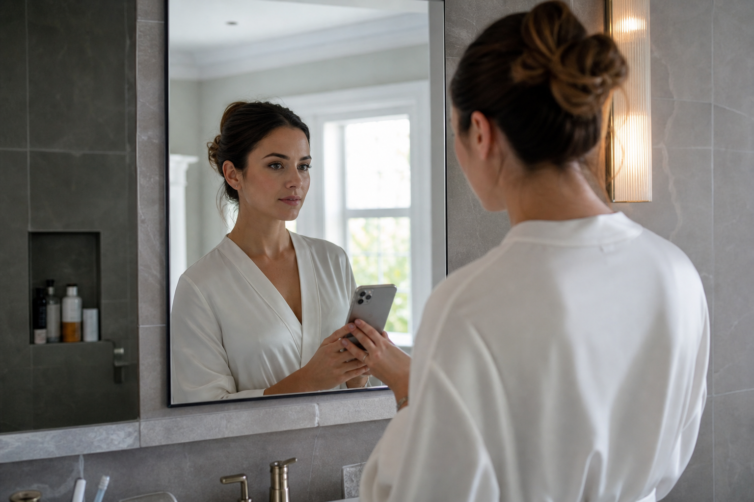 Pourquoi je me trouve moins bien en photo que dans le miroir ?