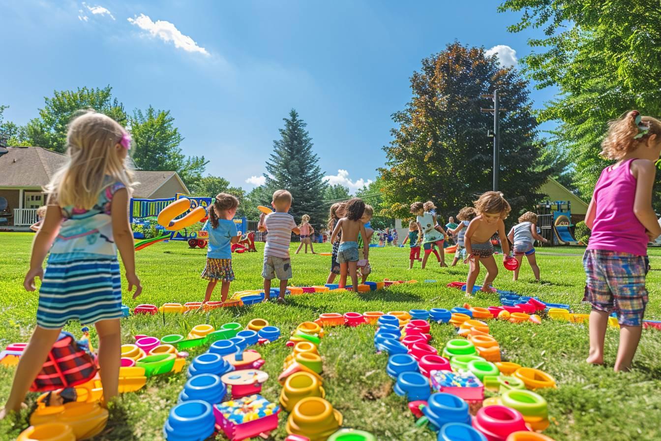 Quels jeux organiser pour un anniversaire de 5 ans en extérieur ?